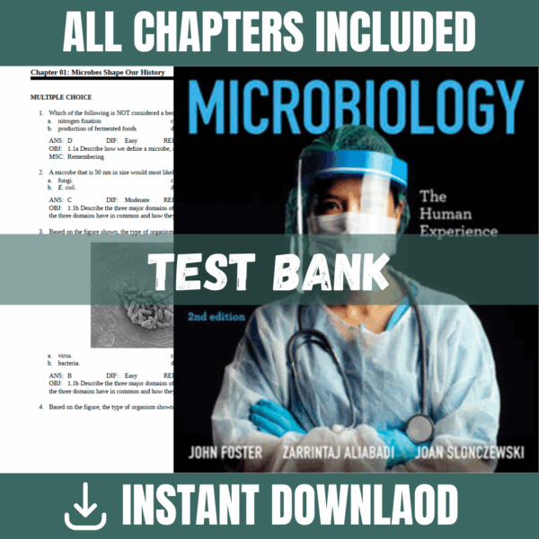 Test Bank - Microbiology: The Human Experience, 2nd Edition (Gary W. Stout, 2021)