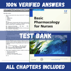 Test Bank - Basic Pharmacology for Nurses, 17th Edition (Ricki Lewis, 2019)